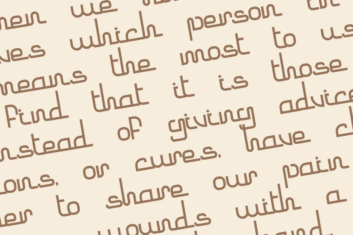 Khangiral - Monolinear Arabic Display Font
