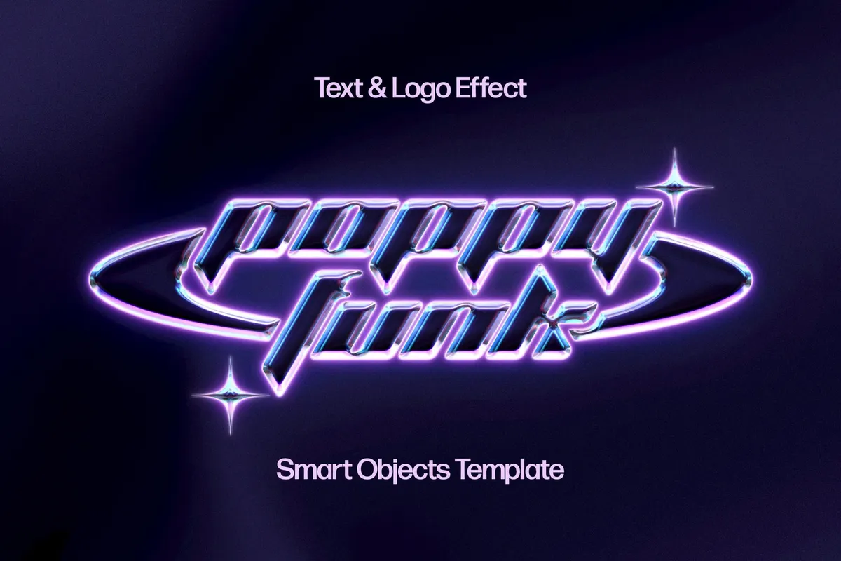 Shining Chrome Text & Logo Effect