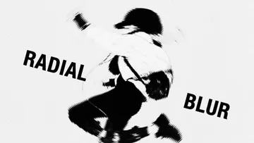 Radial Line Blur Effect