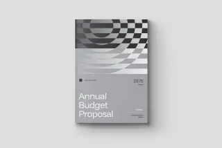 Annual Budget Financial Template InDesign - Votto