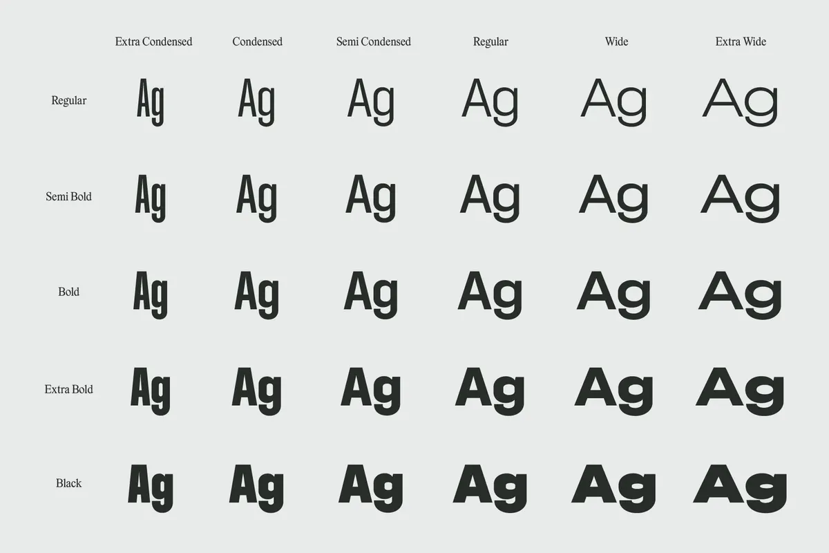 Kurdis - Bold Display Sans Family