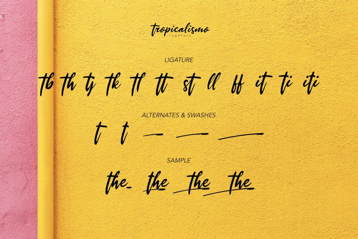 Tropicalismo - Tropical Font
