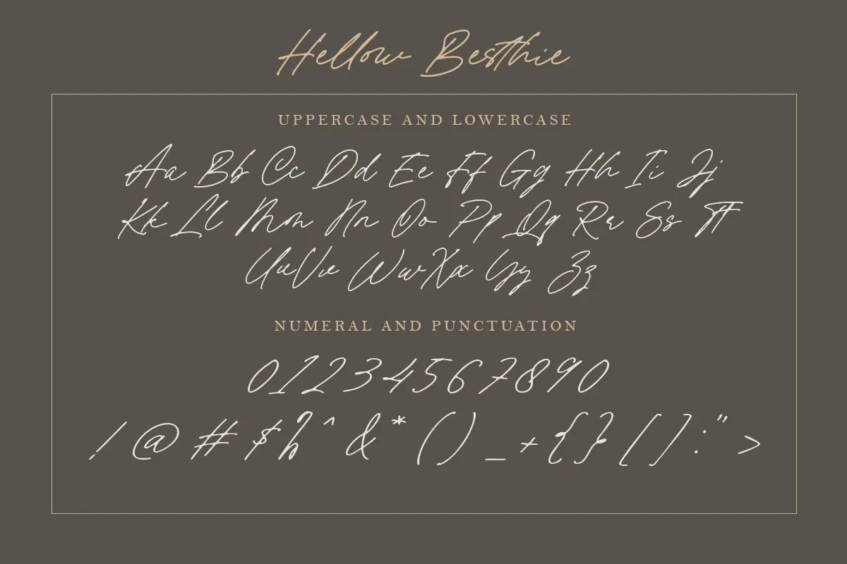 Hello Besthie Font