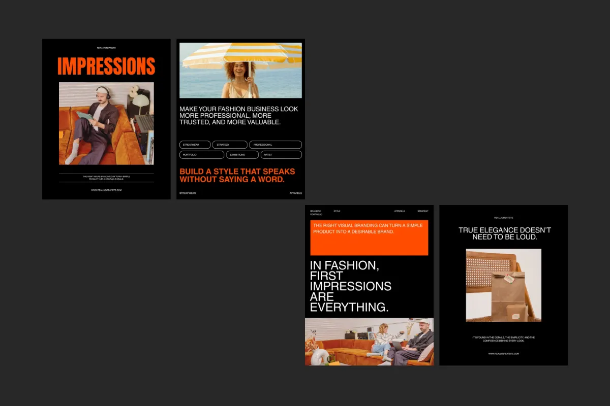 Fashion Brand Social Media Templates Pack