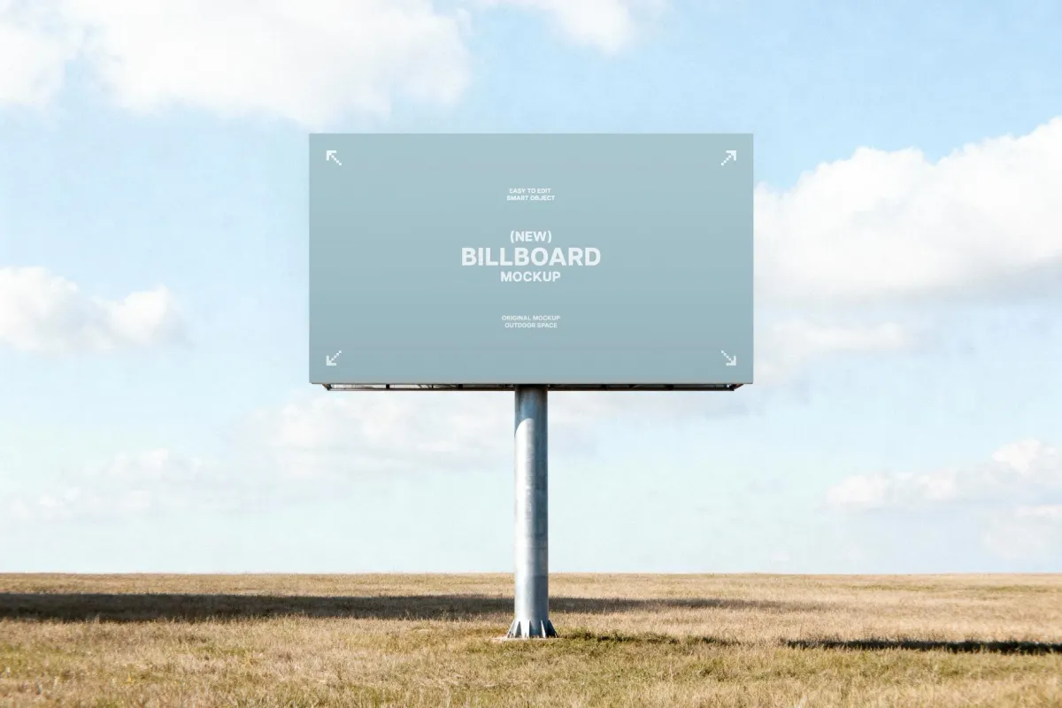 Field Billboard Mockup