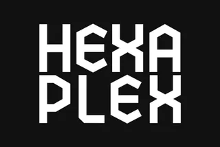 Hexaplex - Geometric Typeface