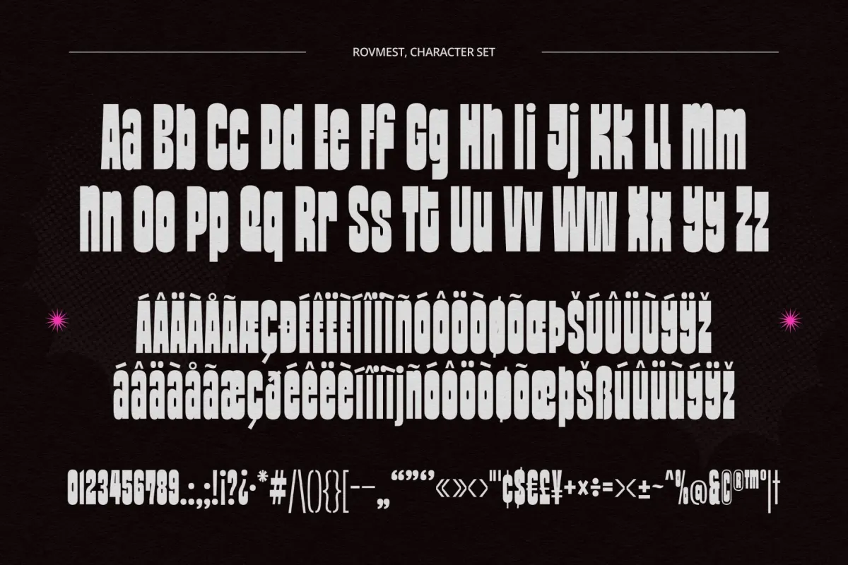 Rovmest - Ultra Bold Font