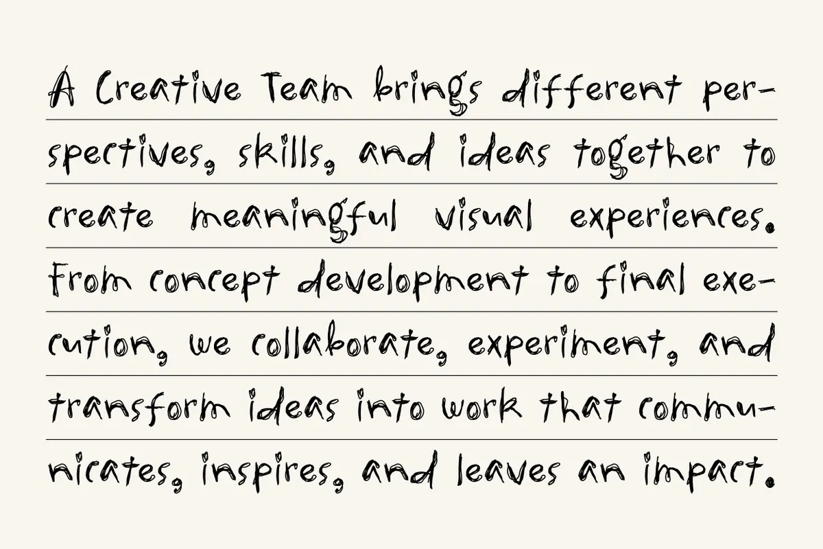 Meadow Notes – Quirky Handwritten Font