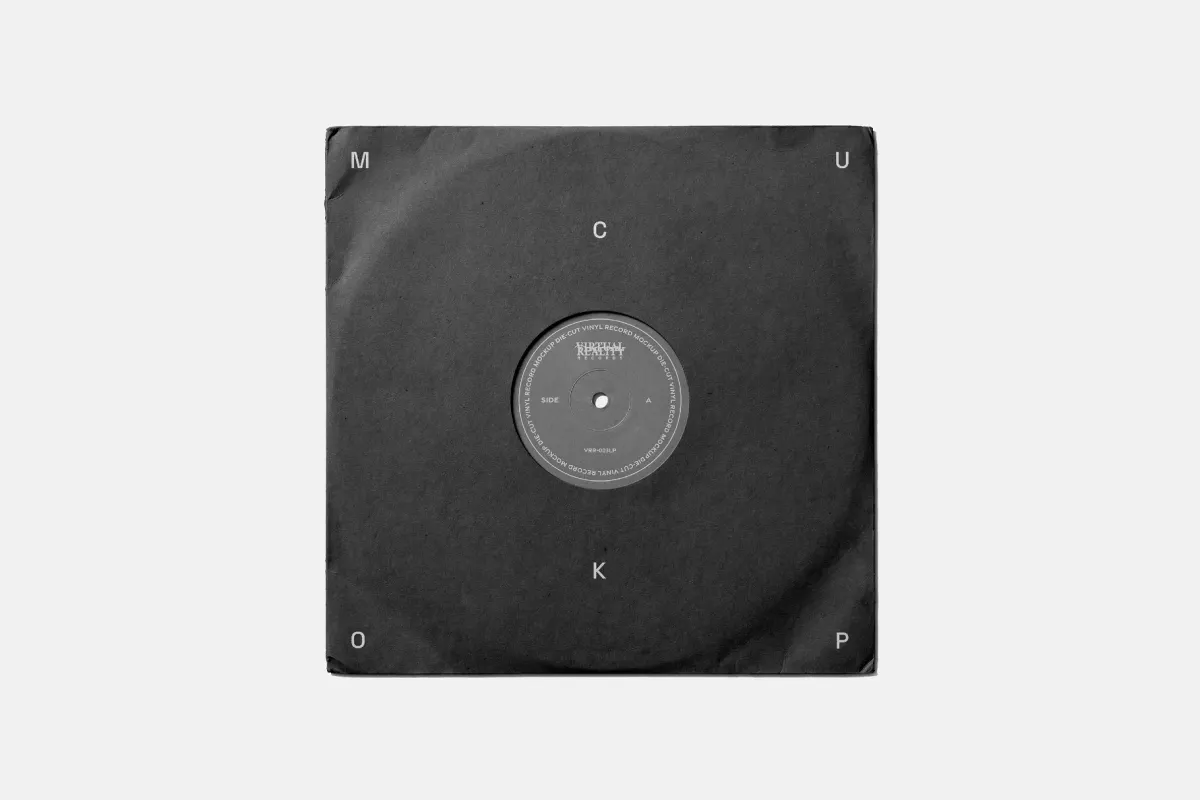 Die-Cut Vinyl Cover Mockup