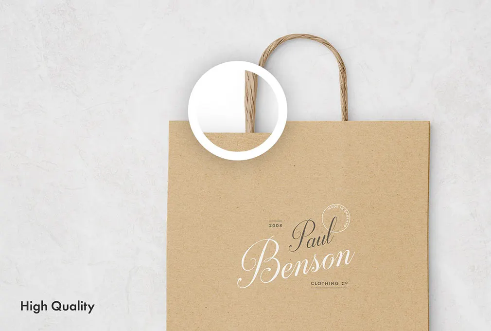 Paper Bag Mockup Set
