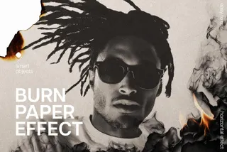 Burn Paper Photo Effect