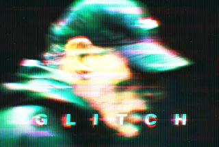 Screen Glitch Photo Effect