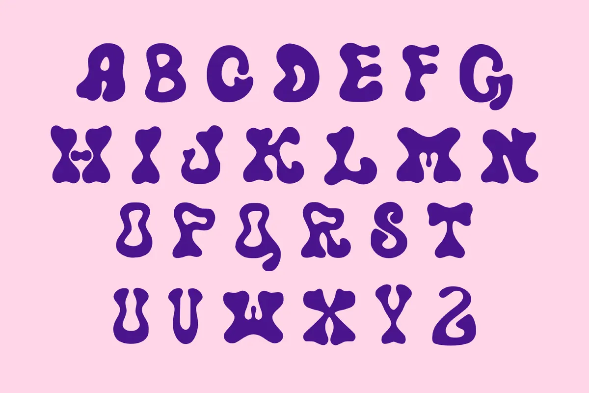 Bulby - Wavy All-Caps Font