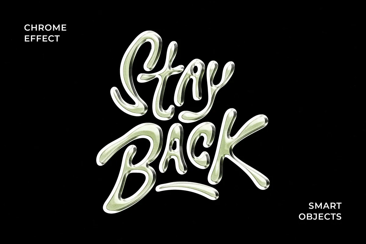 Vivid Chrome Text & Logo Effect