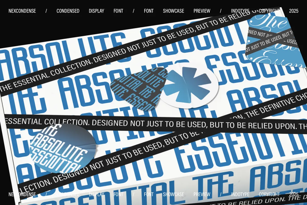 NexCondense - Condensed Display Font