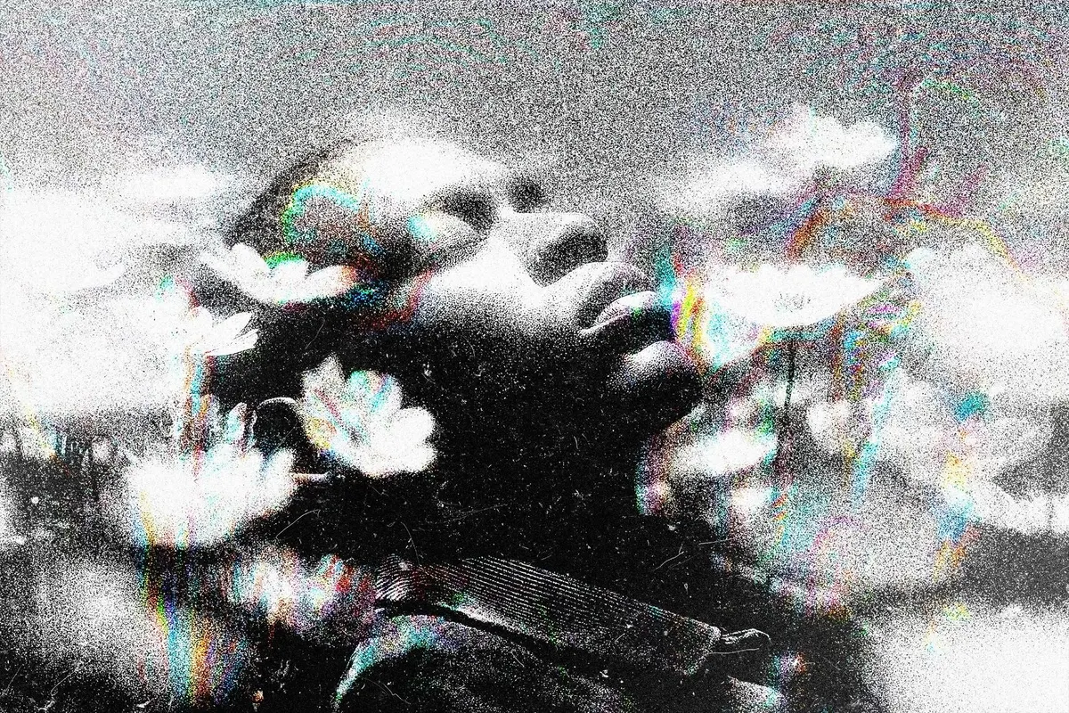 Noir Light Leak Photo Effect