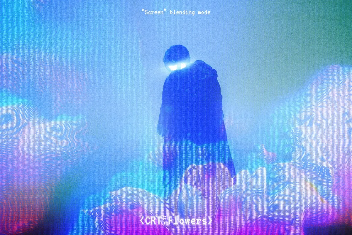 CRT Flowers Overlays