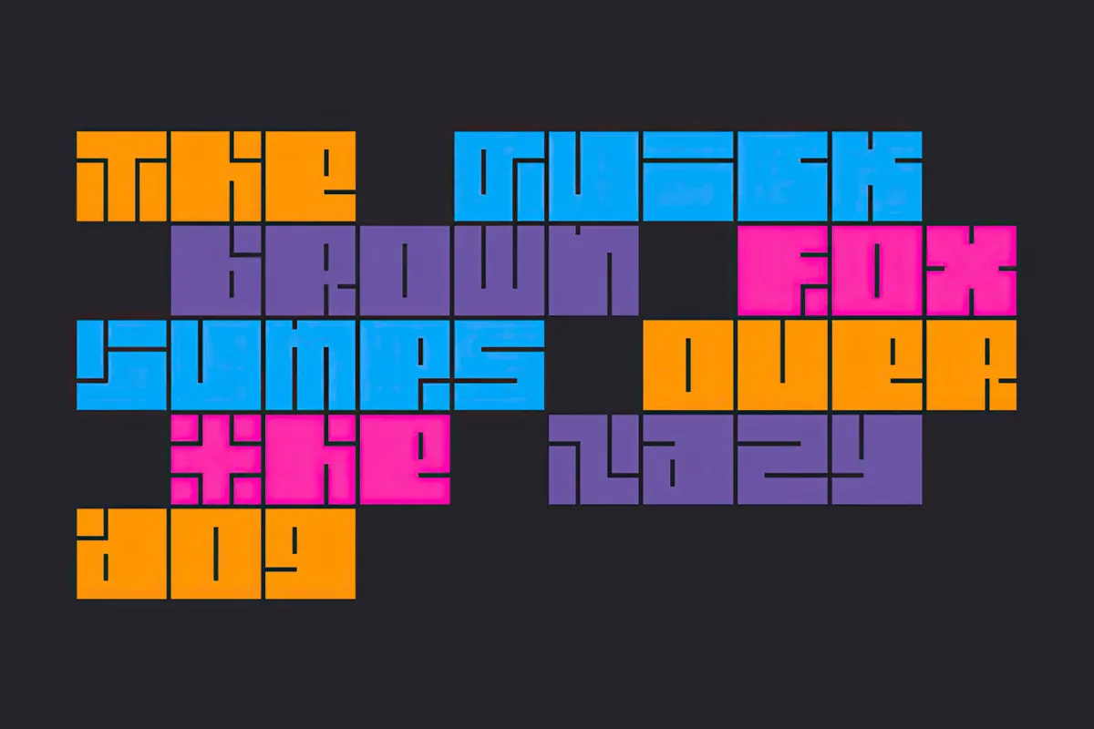 Uniblock Font