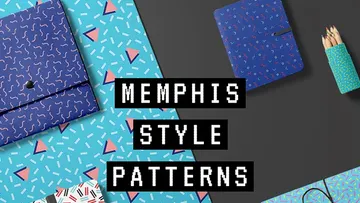 10 Memphis Style Patterns