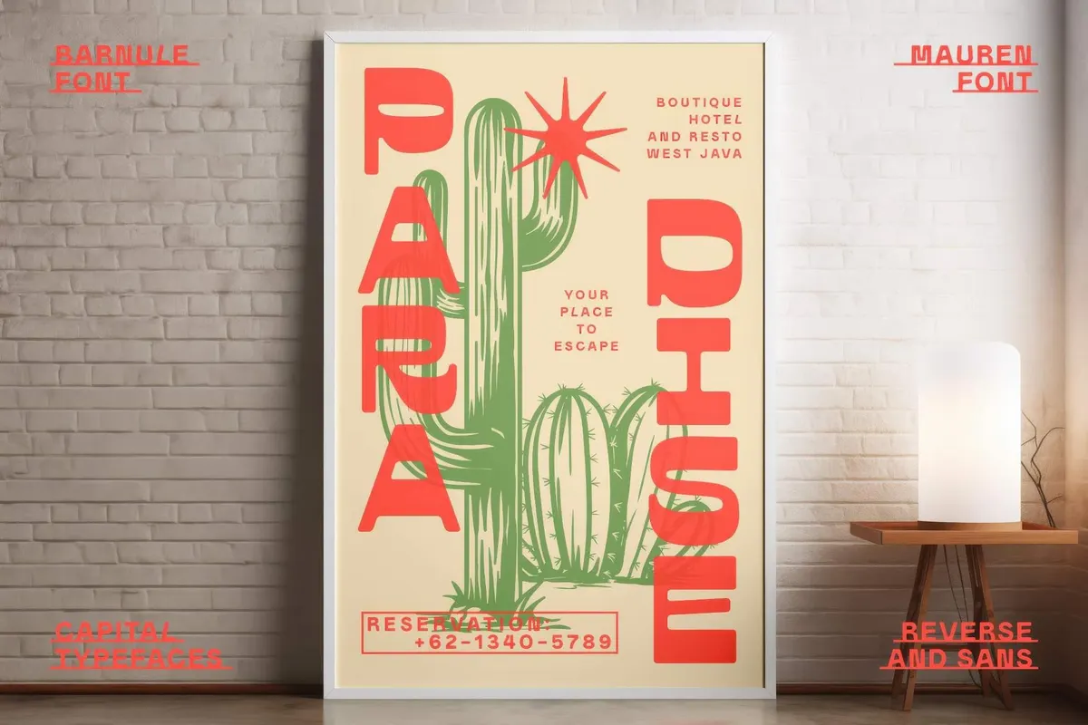 Barnule & Mauren — Western Font Duo
