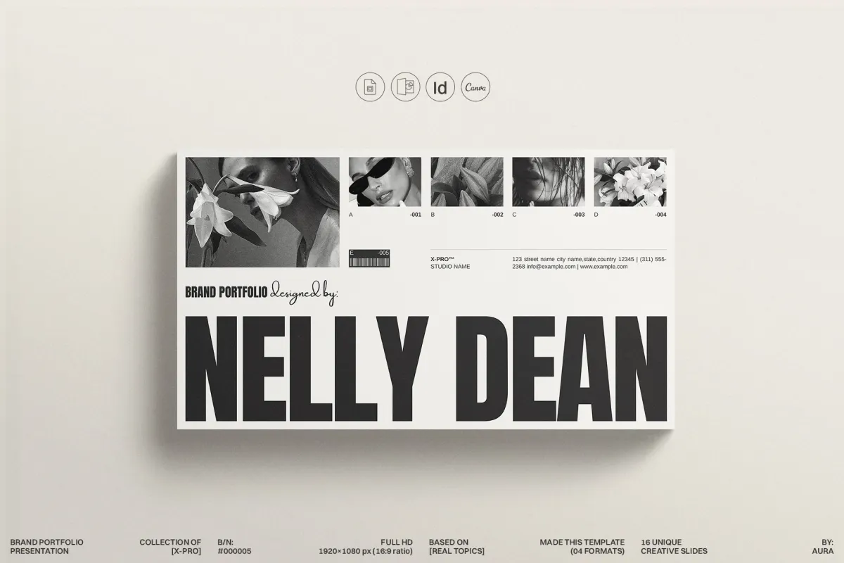 Brand Portfolio Presentation Template