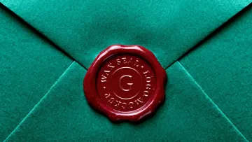 Wax Seal Logo Mockup