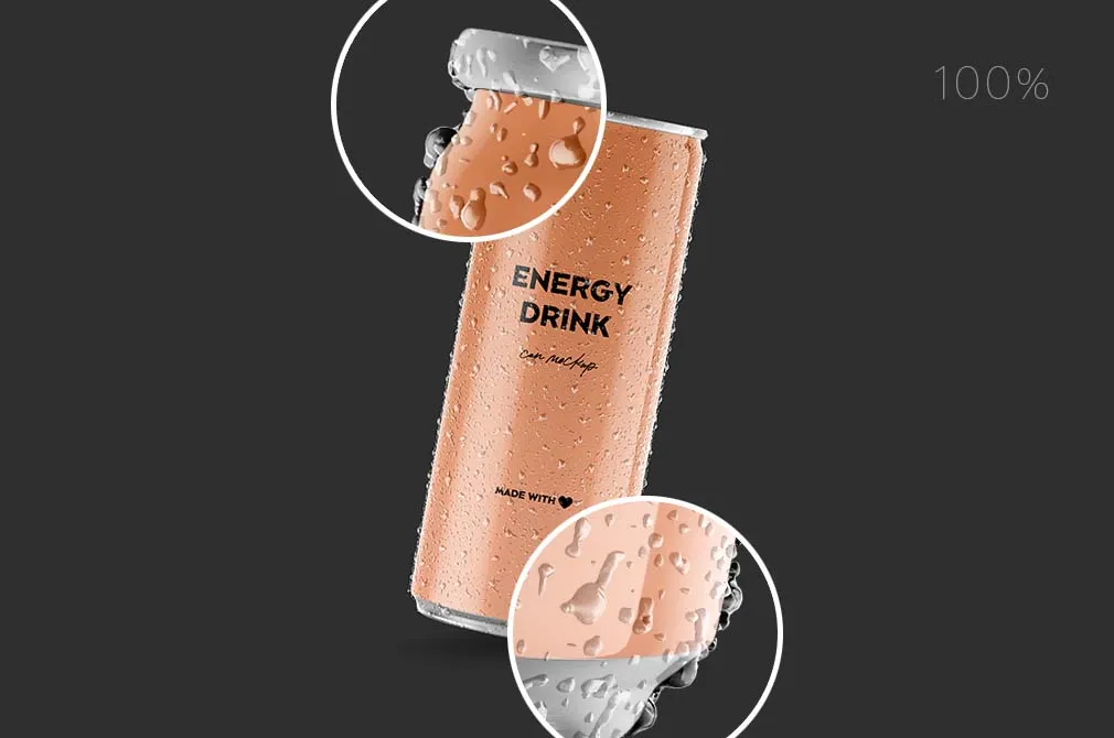 Tall Can Mockup