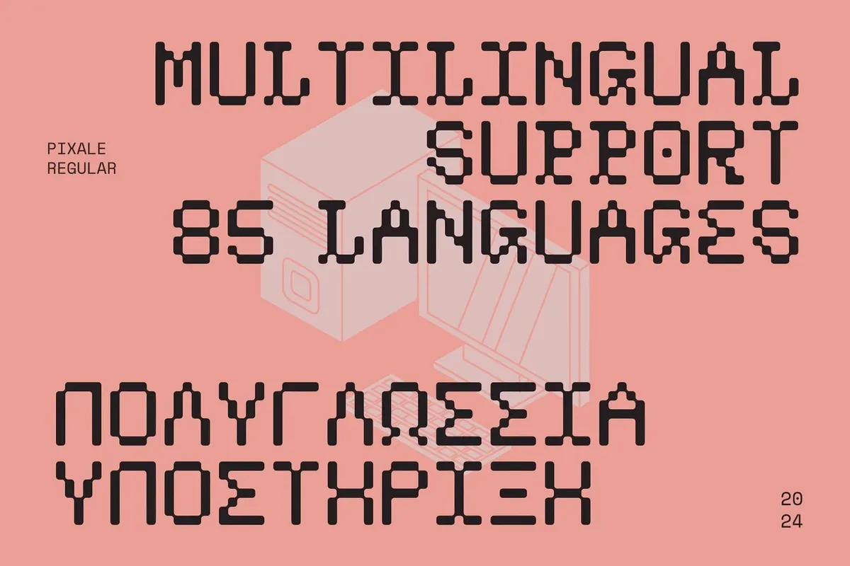 Psygen — Modern Pixel Font