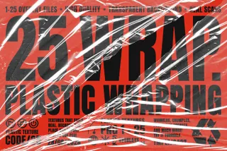 25 Thin Plastic Wrap Overlays