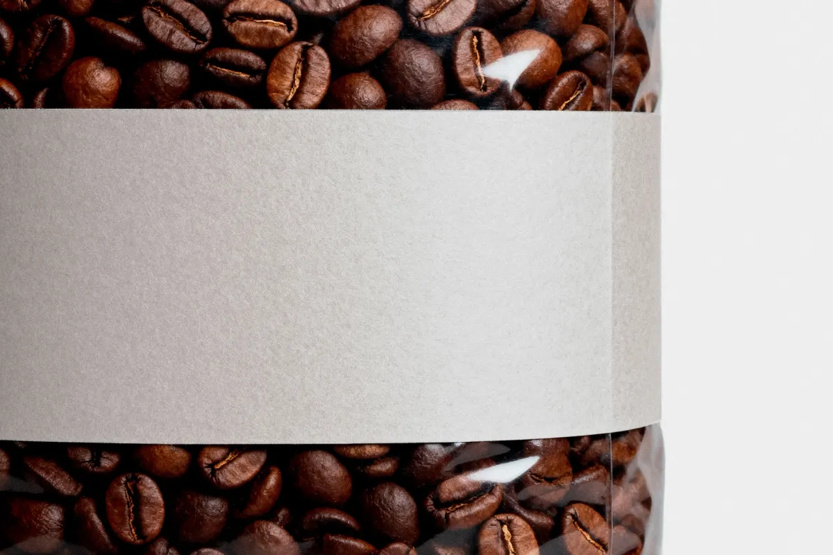 Plastic Coffee Package Mockup