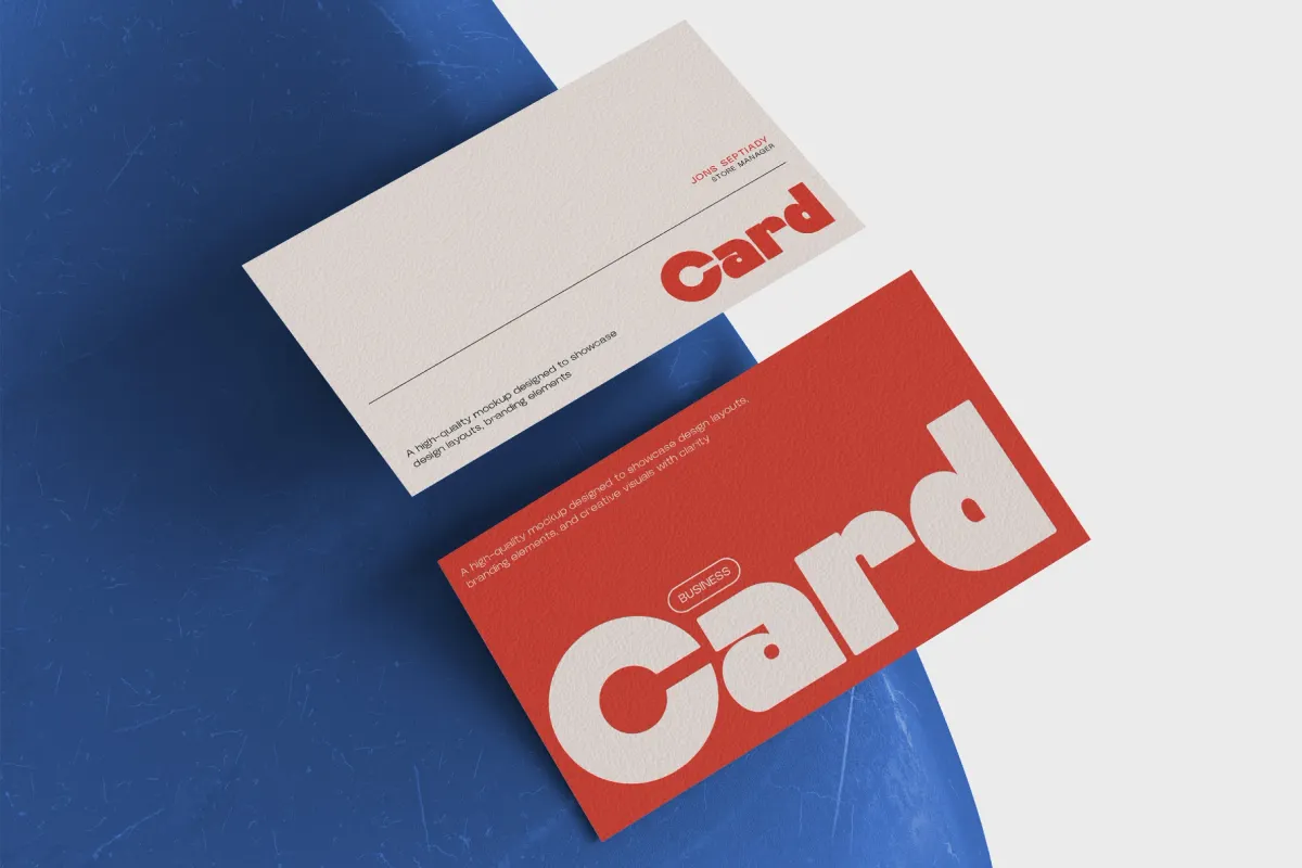 Corporate Business Card Mockup