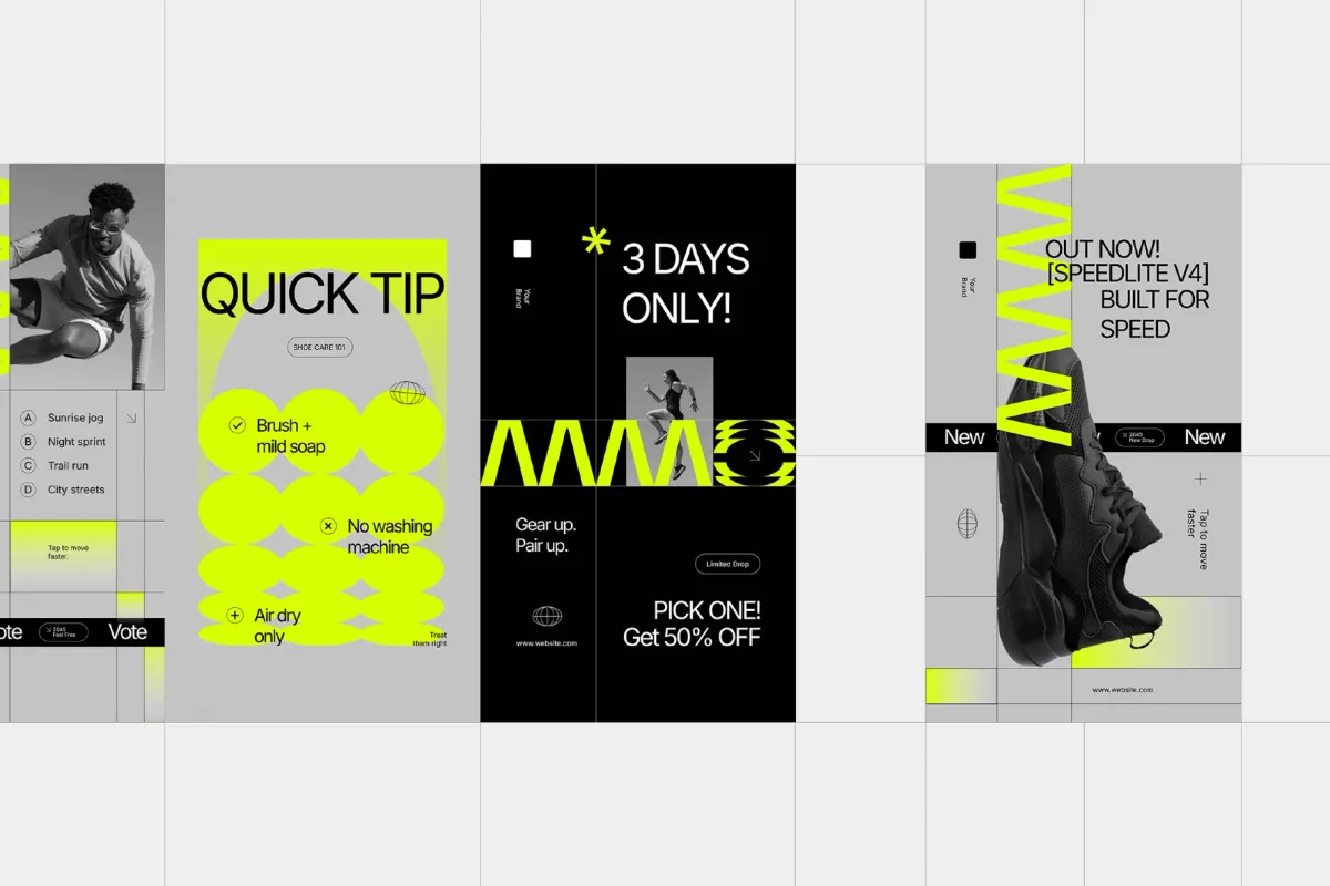Sportea - Sportwear Instagram Template Pack