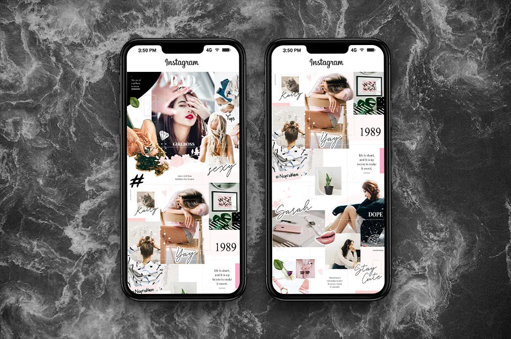 Bad Instagram Puzzle Templates