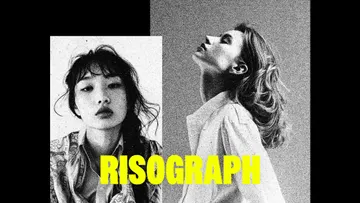 Grainy Risograph Poster Effect