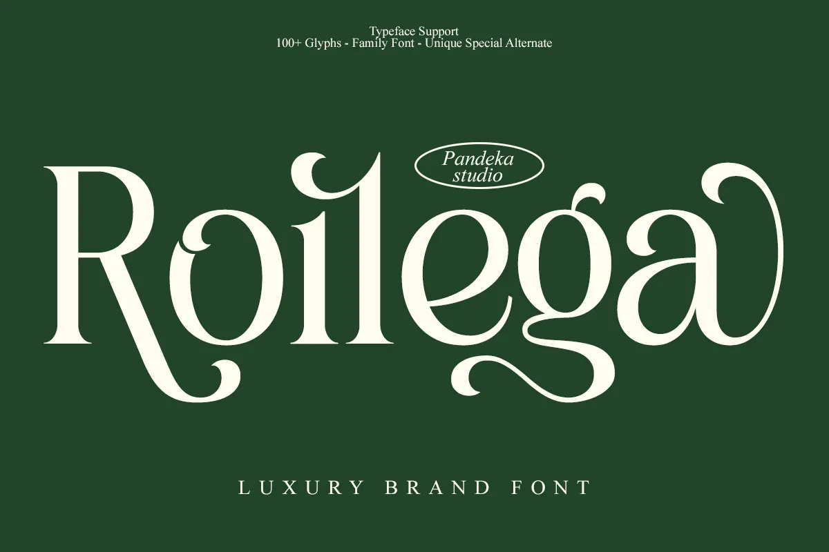 Roilega - Elegant Luxury Serif Family Font