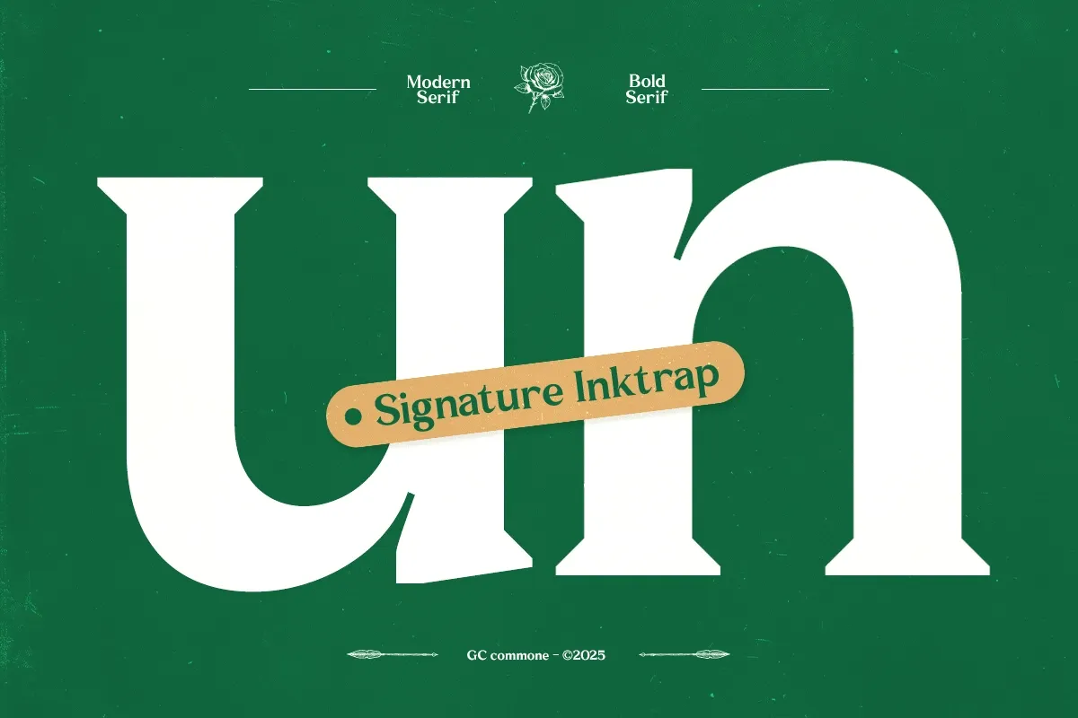 GC Commune – Modern Inktrap Serif