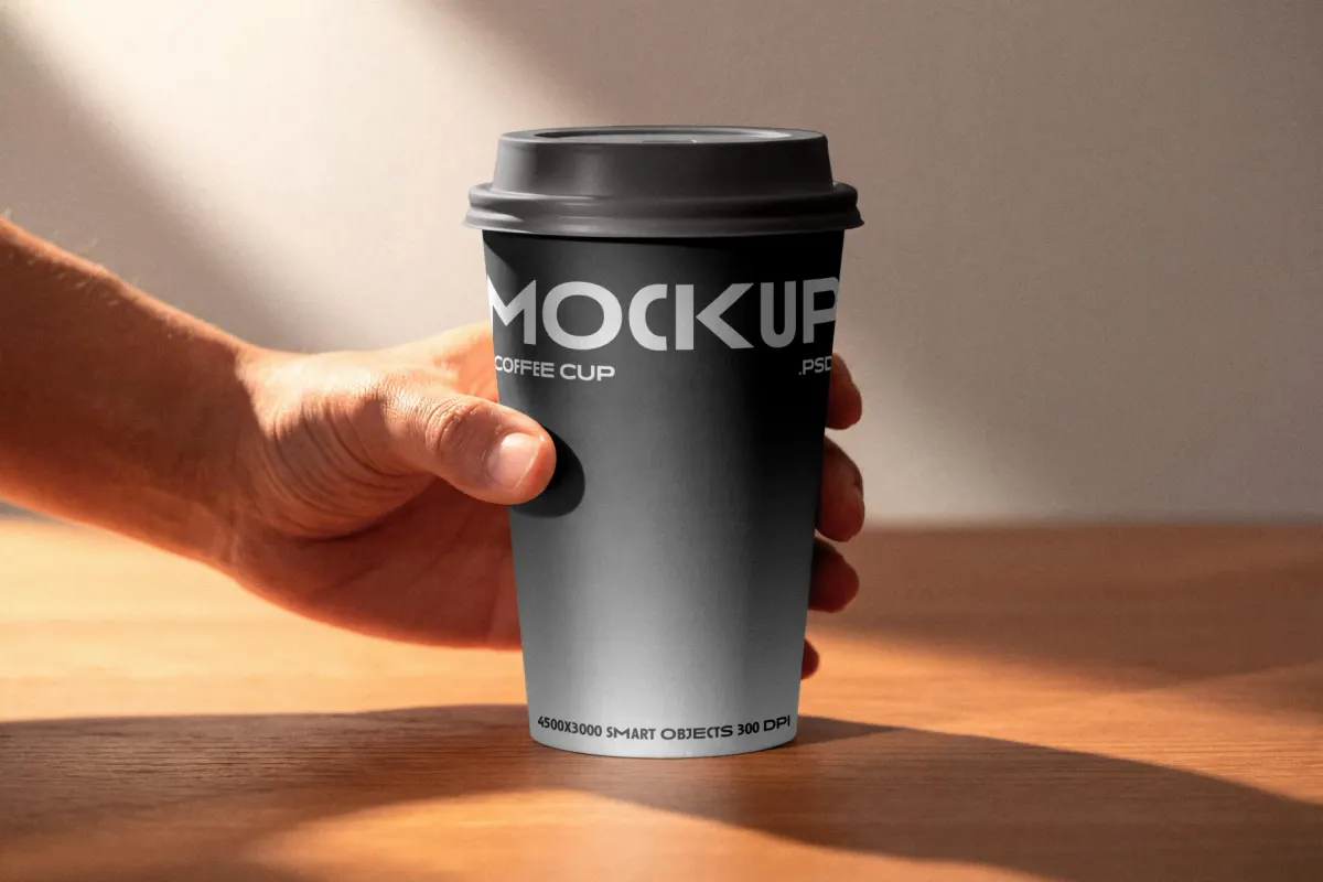 Takeaway Coffee Cup Mockup