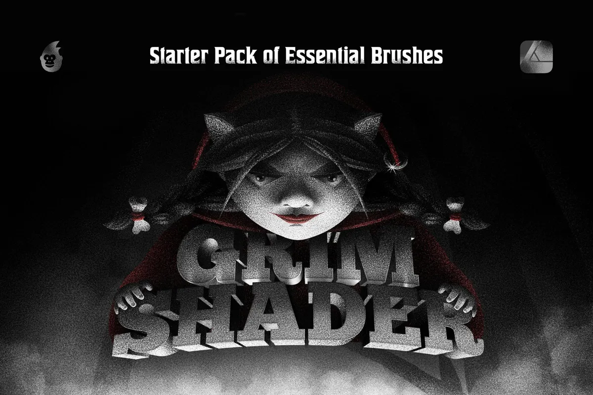 Grim Shader Affinity Designer Brushes