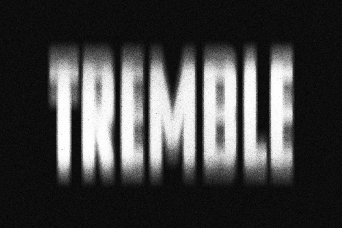 Tremble Blurred Text Effect