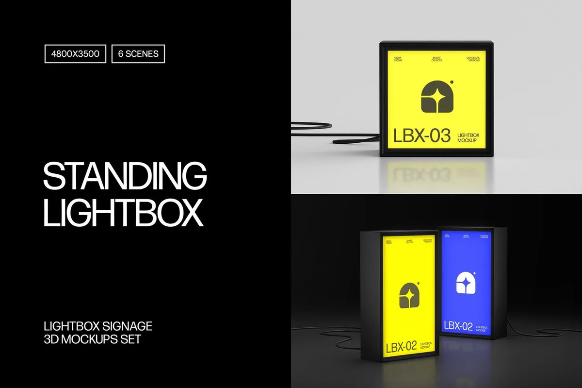 Lightbox Signage Mockups