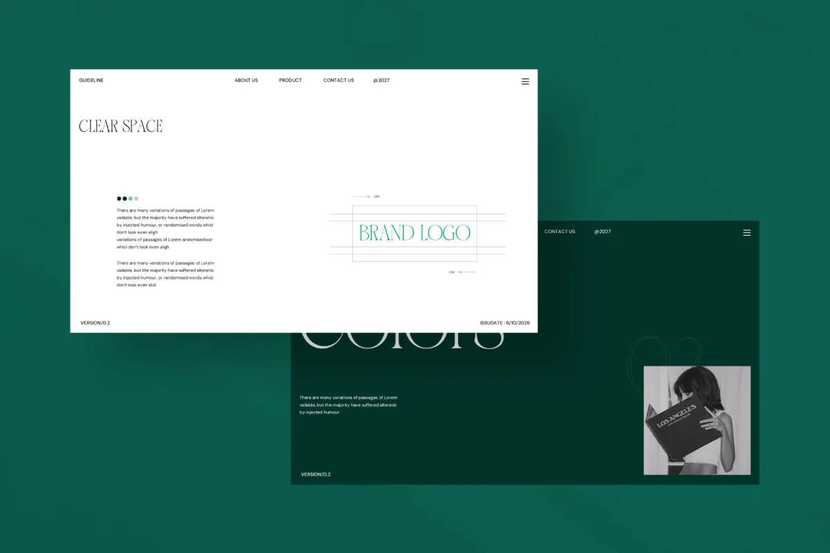 Brand Guideline Presentation Template