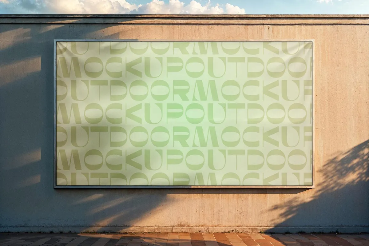 Outdoor Billboard Mockup