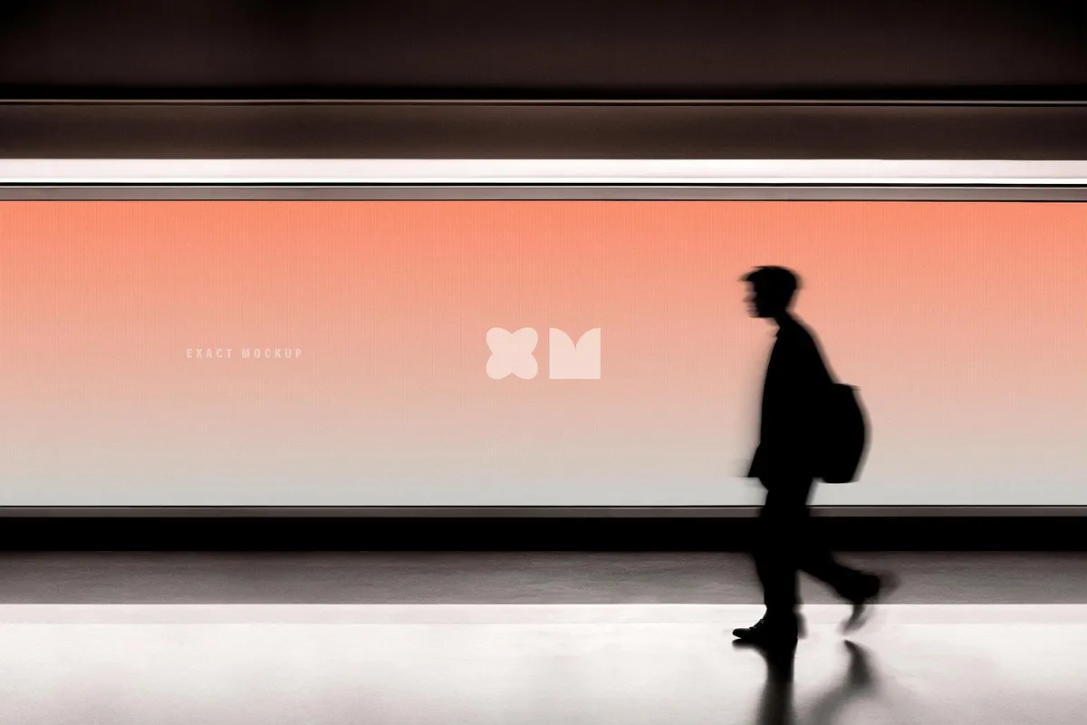 Large Wide Screen Mockup