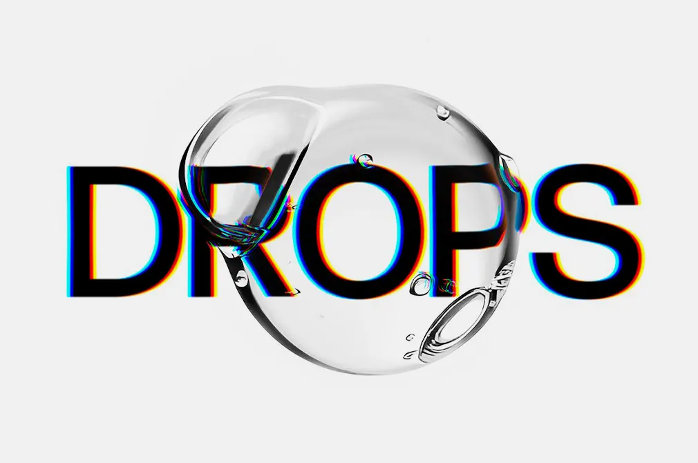 Water Drops Text Effect