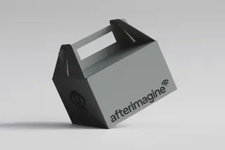 Leaning Cardboard Packaging Mockup