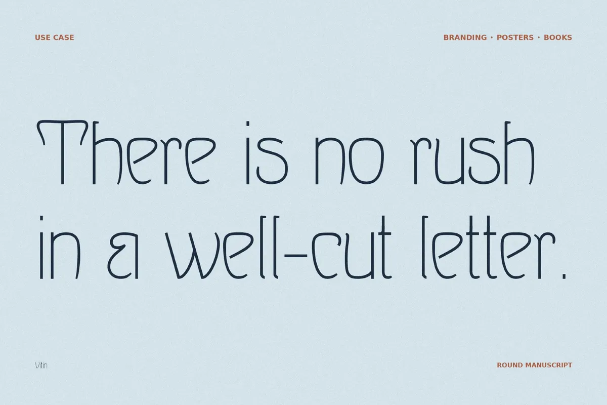 Vitin - Free Art Nouveau Font