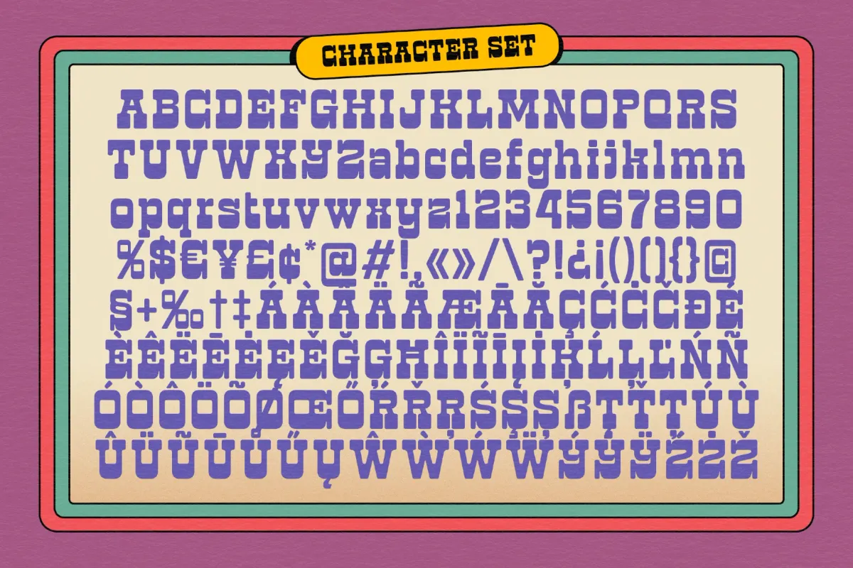 Stags Roan - Vintage Slab Serif Font
