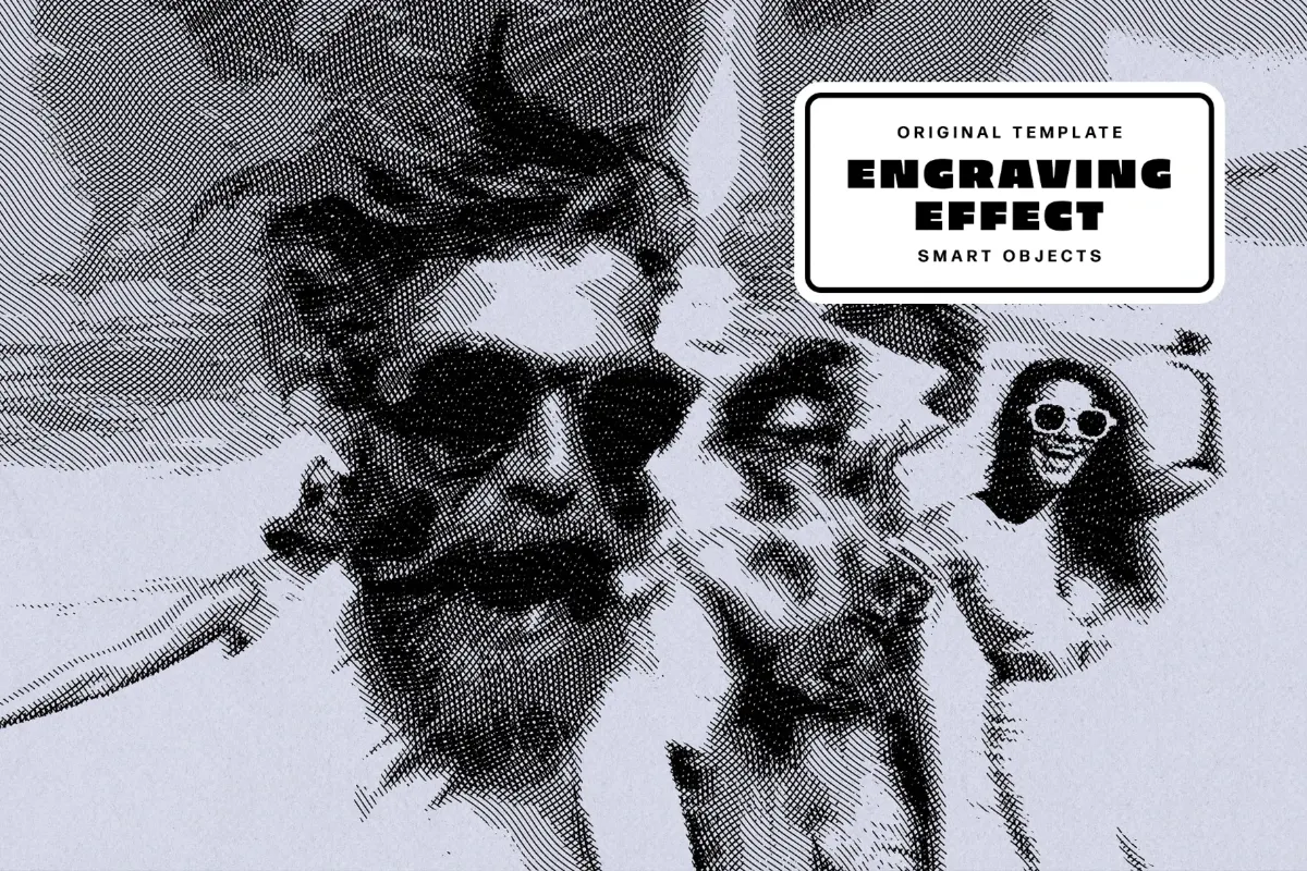 Engraving Photo Effect