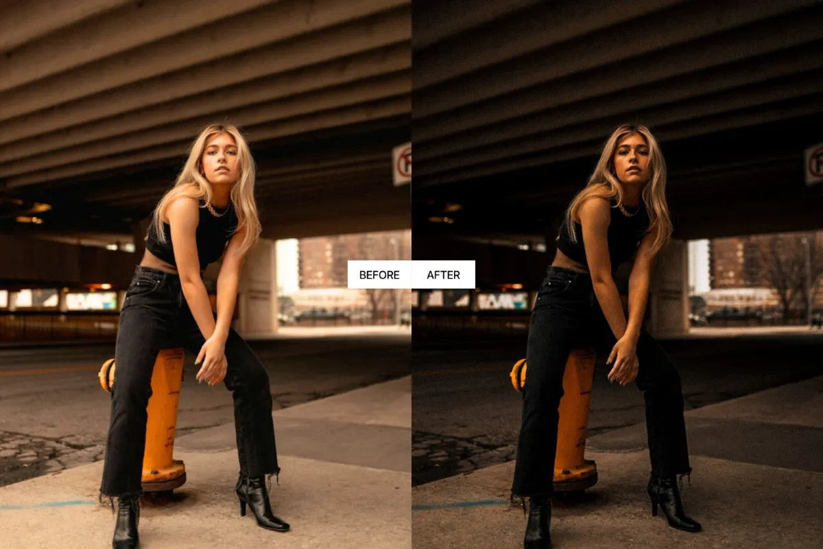 Dark Urban Street Cinematic Lightroom Presets