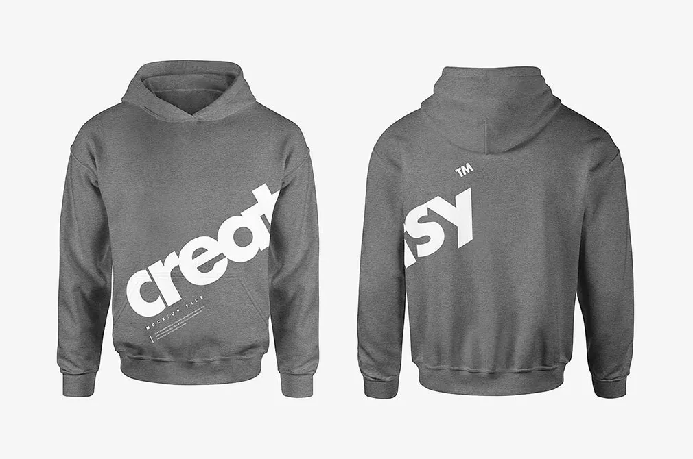 Mens Hoodie Mockup